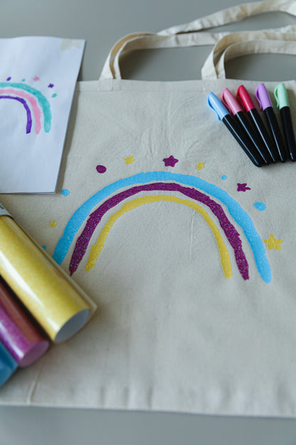 Van kindertekening naar tas of spiegel | DIY-pakket